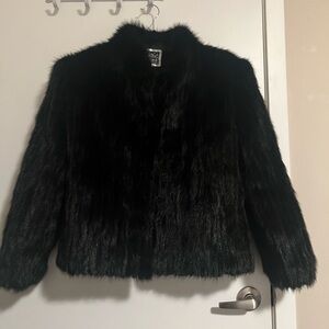 REAL Saga Furs Luxurious Black Mink Jacket
